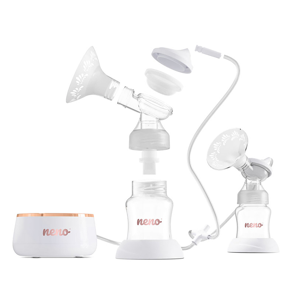 NENO Odsávačka materského mlieka duo elektrická Bella Twin Moon + CHICCO Vložky do podprsenky 30ks