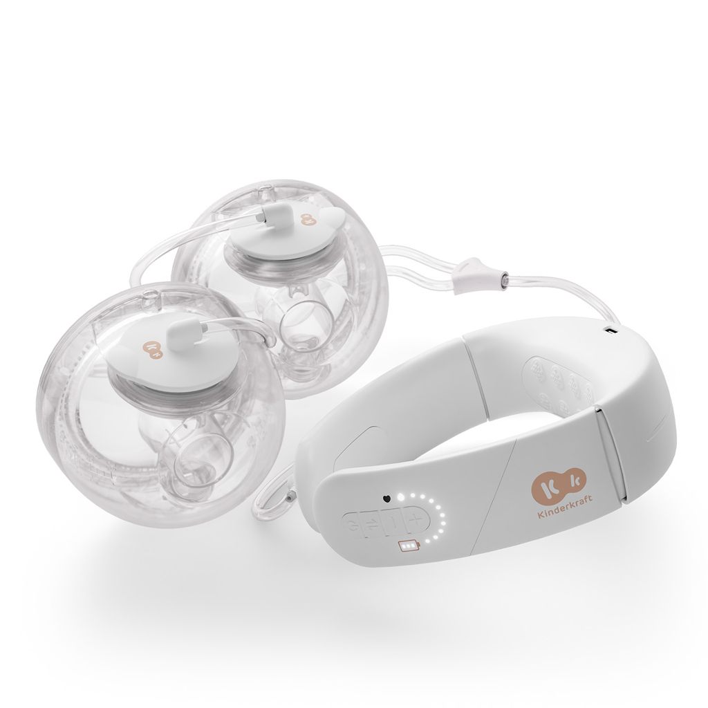 KINDERKRAFT Odsávačka mlieka Double Hands-free Gentleneste + CHICCO Vložky do podprsenky 30ks