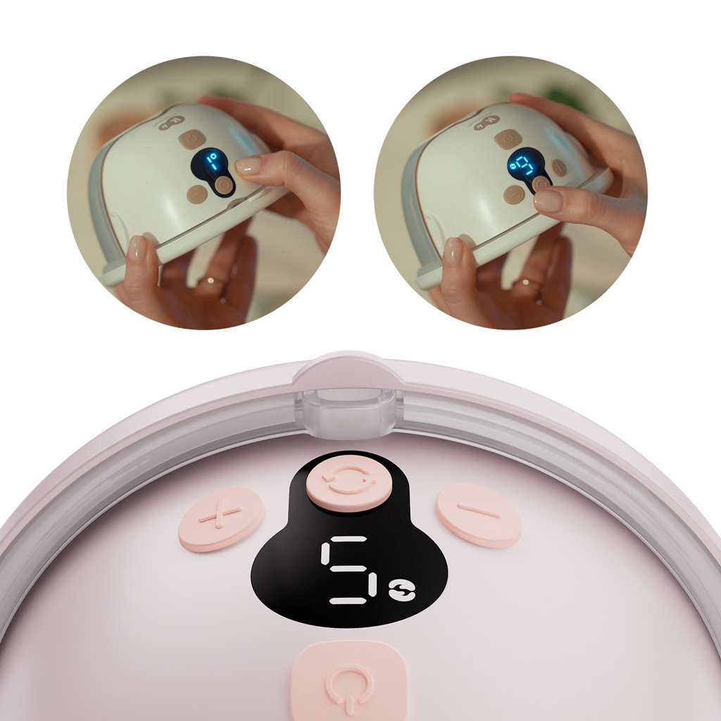 KINDERKRAFT Odsávačka mlieka Single Hands-free Mamaflow Pink + CHICCO Vložky do podprsenky 30ks