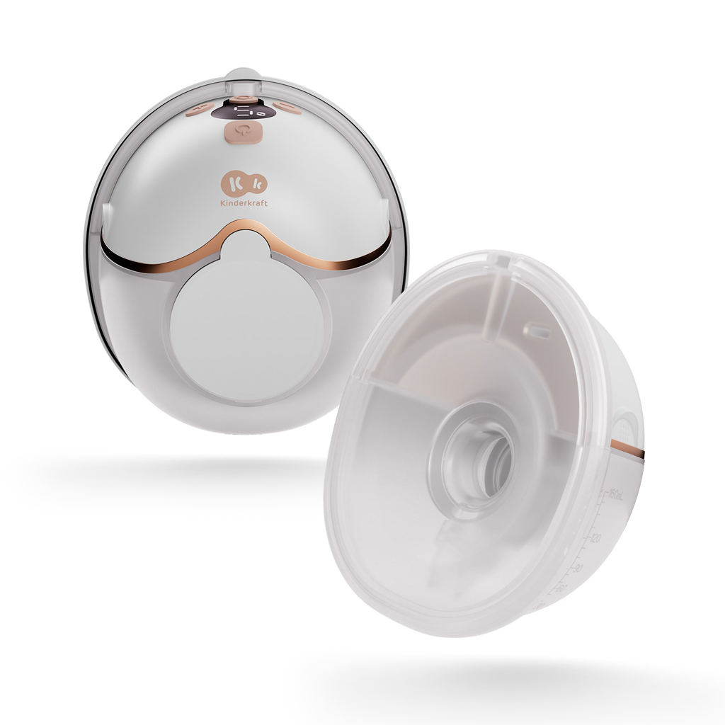 KINDERKRAFT Odsávačka mlieka Single Hands-free Mamaflow Gold + CHICCO Vložky do podprsenky 30ks