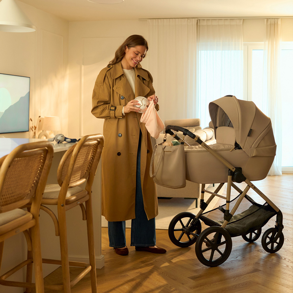 KINDERKRAFT Odsávačka mlieka Single Hands-free Mamaflow Gold + CHICCO Vložky do podprsenky 30ks