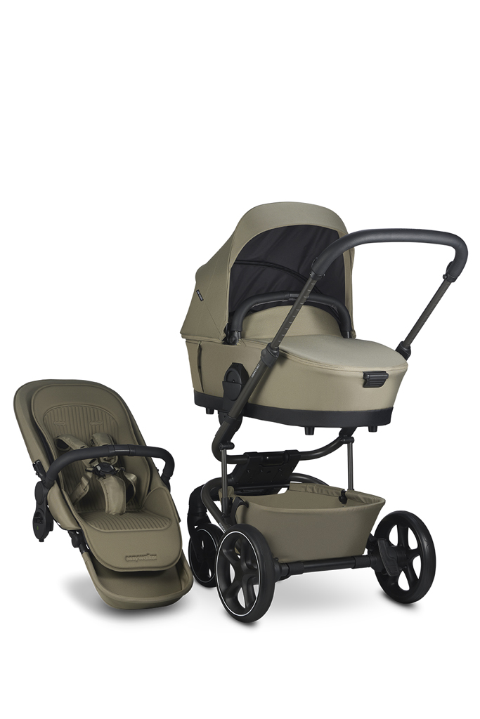 EASYWALKER Set XXL kočík kombinovaný Harvey NXT s príslušenstvom Moss Green
