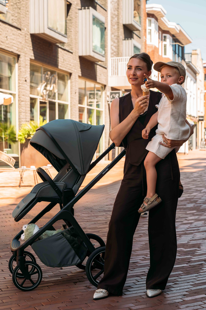 EASYWALKER Set kočík 2v1 Zoey Go Mineral Green XL s príslušenstvom
