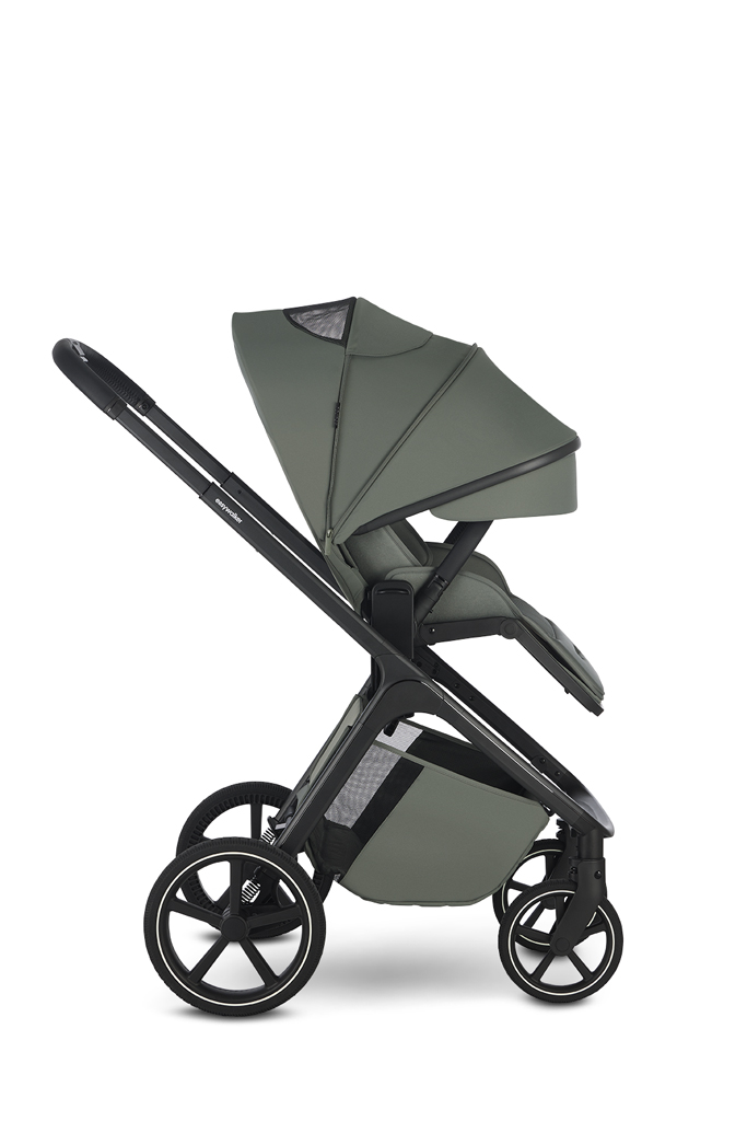 EASYWALKER Set kočík 2v1 Zoey Go Mineral Green XXL Limited s príslušenstvom