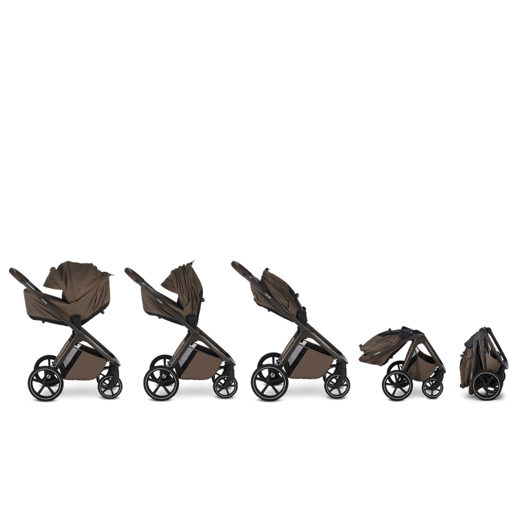 EASYWALKER Set kočík 4v1 Zoey Go Moss Green XL + CBX Aton B2 i-Size + CYBEX Base One