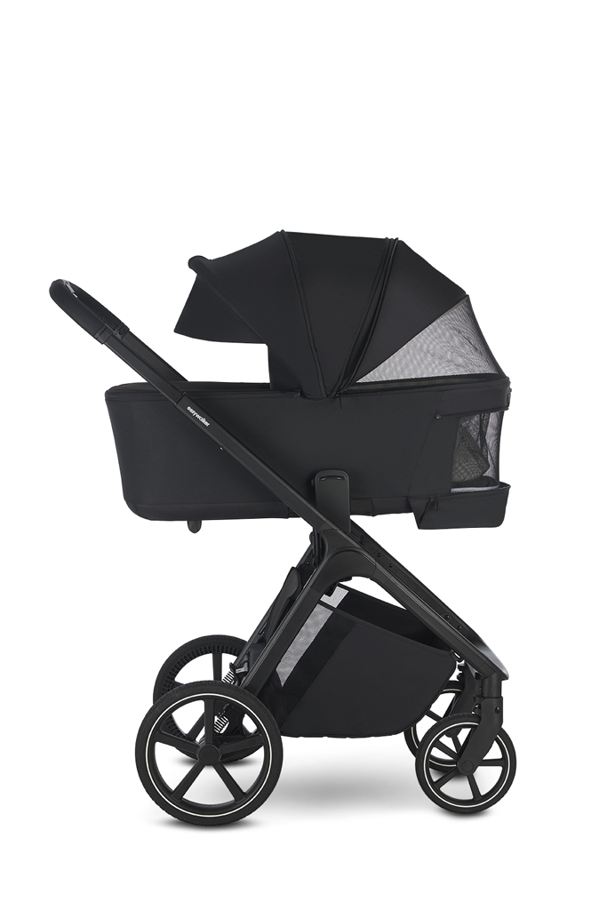 EASYWALKER Set kočík 4v1 Zoey Go Pure Black XL + CBX Aton B2 i-Size + CYBEX Base One