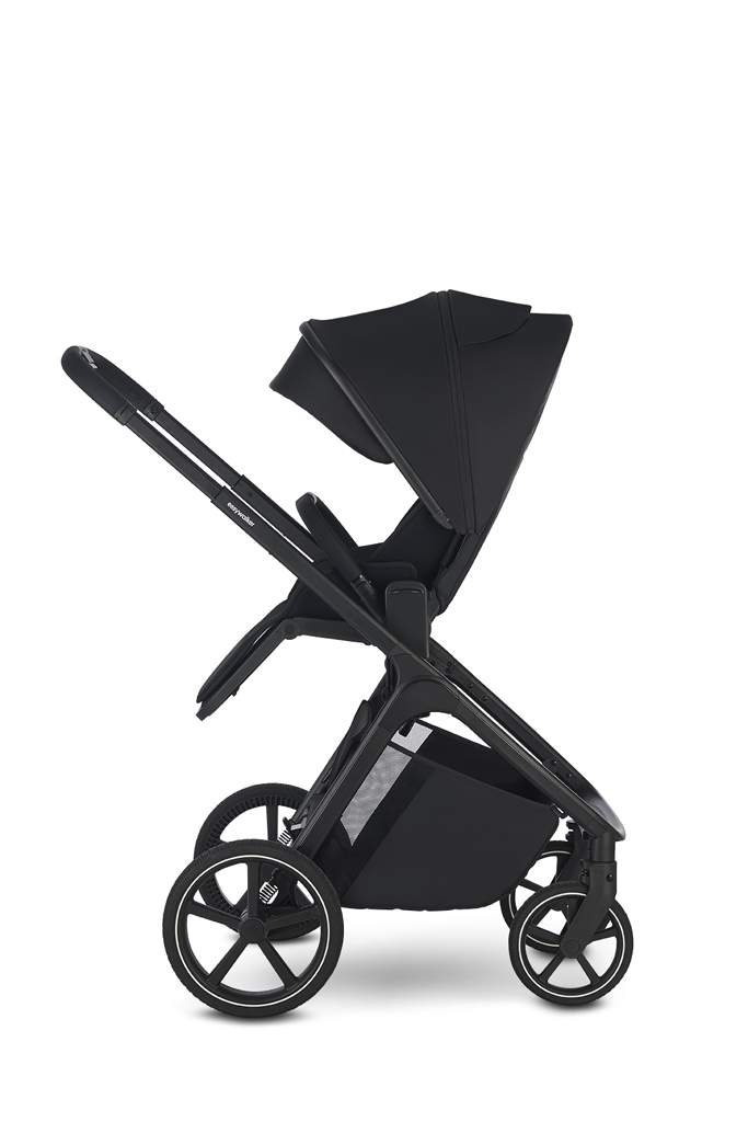 EASYWALKER Set kočík 4v1 Zoey Go Pure Black XXL Limited + CBX Aton B2 i-Size + Cybex Base One