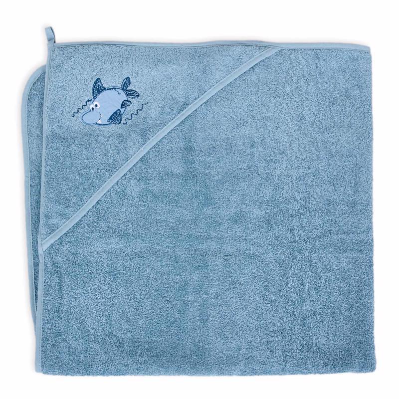 CEBA Osuška s kapucňou Froté 100 x 100 Shark Ceba