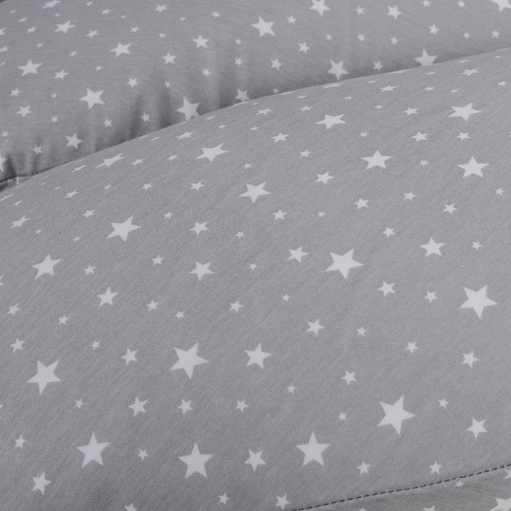 CEBA Polštář kojicí Cebuška Multi Žerzej Grey Stars 190 cm