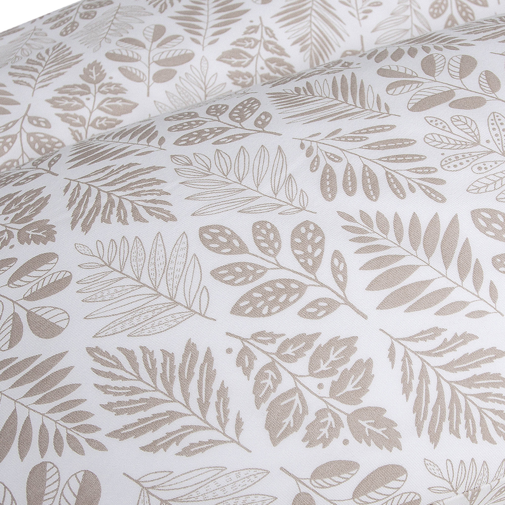 CEBA Vankúš na dojčenie Cebuška Duo Žerzej Brown Leaves 300 cm