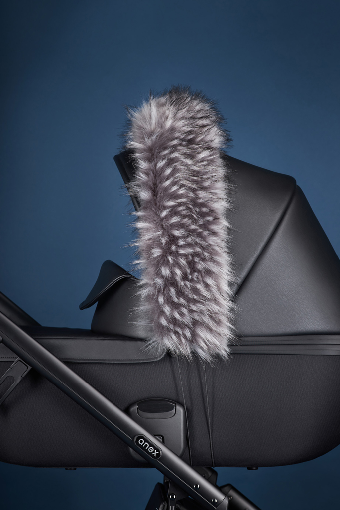 ANEX Kožušina Hood black