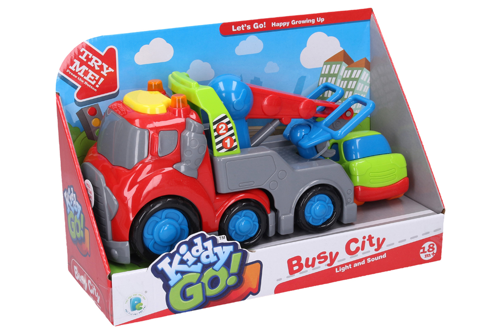 WIKY Kiddy Auto odťahovka s efektmi auto 6,5 cm 18m+