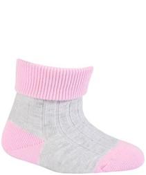 WOLA Ponožky dojčenské bavlnené neutrál Pink pearl 15-17