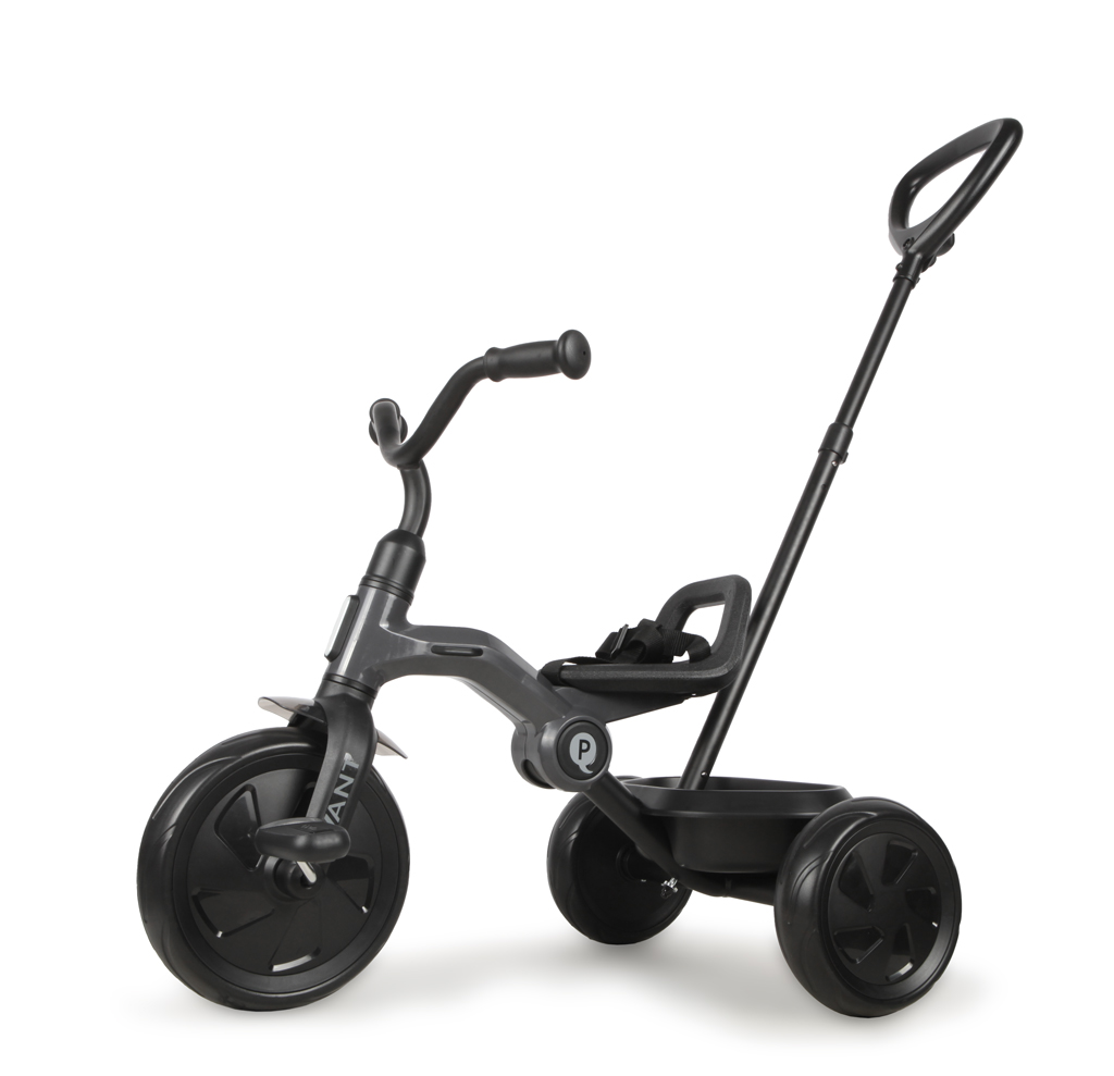 QPLAY Trojkolka Ant Plus Dark Grey, vek 2-6 rokov