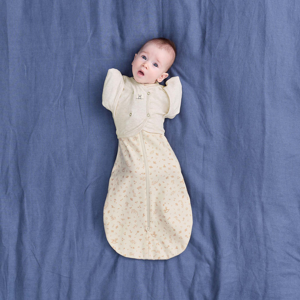 ERGOPOUCH Zavinovačka a pytel na spanie 2v1 Cocoon Lullaby  0-3m, 3-6kg, 0,2tog