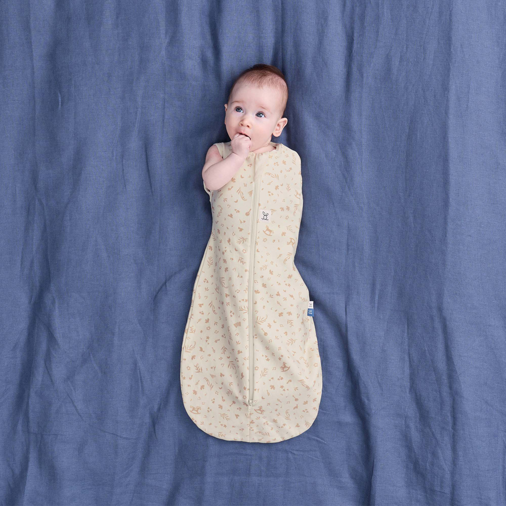 ERGOPOUCH Zavinovačka a pytel na spanie 2v1 Cocoon Lullaby  0-3m, 3-6kg, 0,2tog