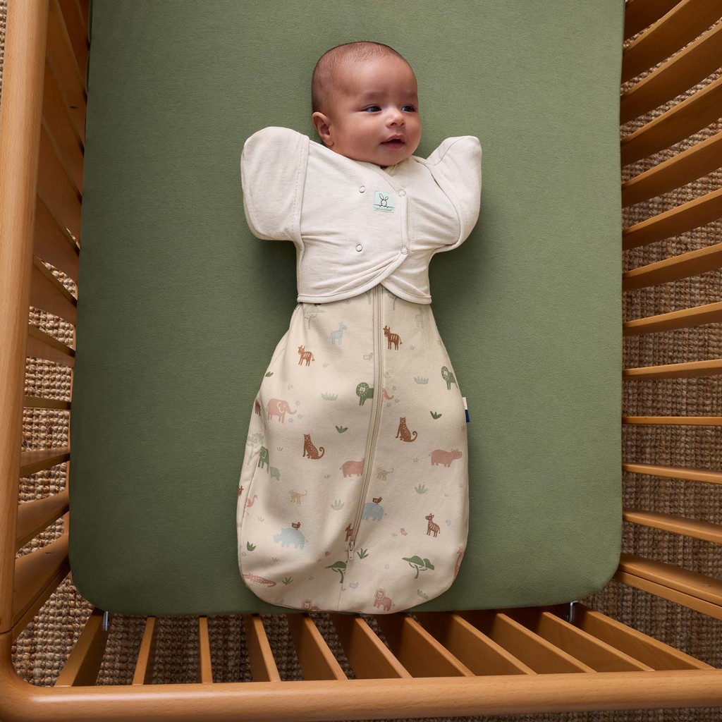 ERGOPOUCH Zavinovačka a vak na spanie 2v1 Cocoon Savannah 0-3 m, 3-6 kg, 1 tog
