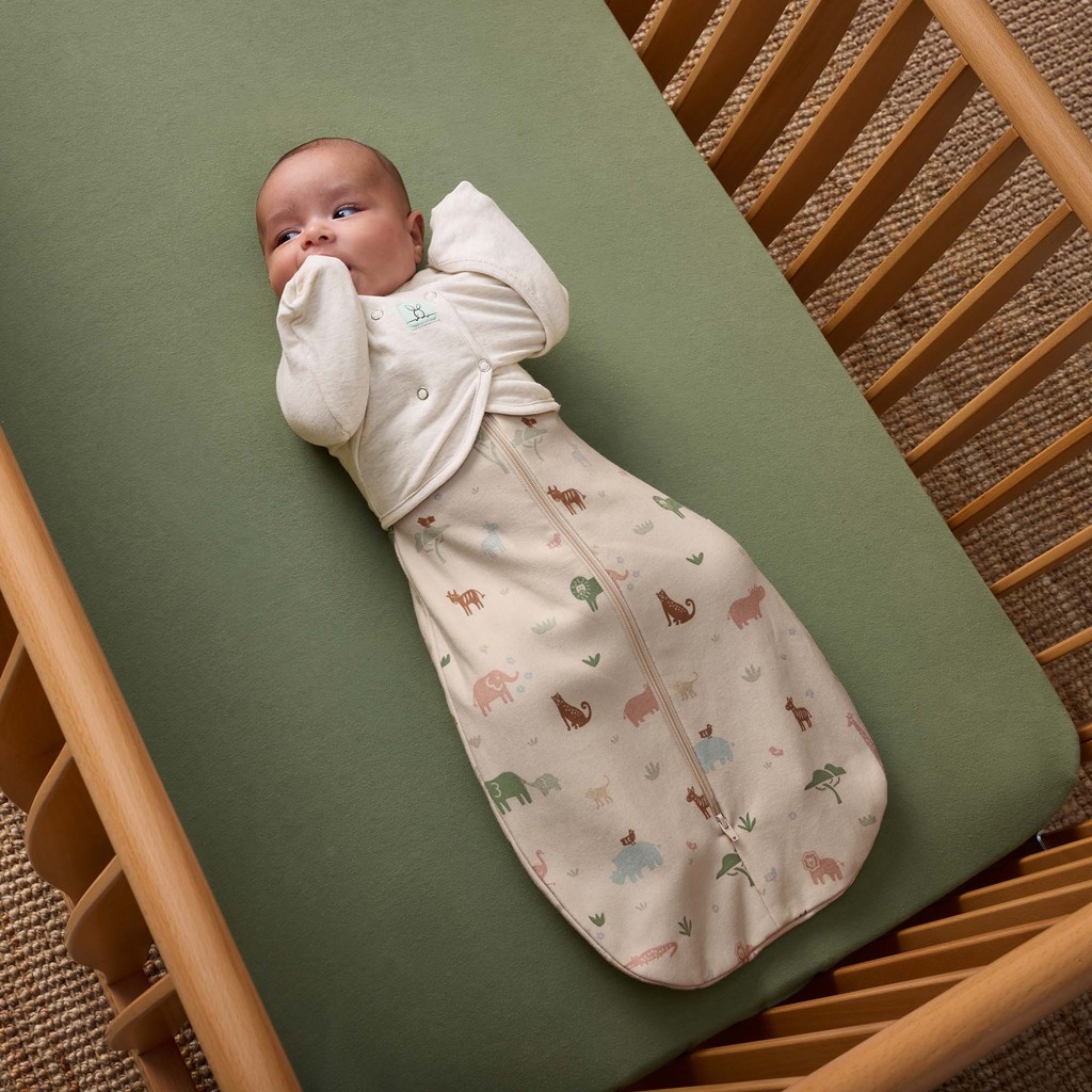ERGOPOUCH Zavinovačka a vak na spanie 2v1 Cocoon Savannah 0-3 m, 3-6 kg, 1 tog