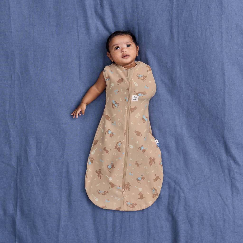 ERGOPOUCH Zavinovačka a pytel na spanie 2v1 Cocoon Melody  3-6m, 6-8kg, 0,2tog