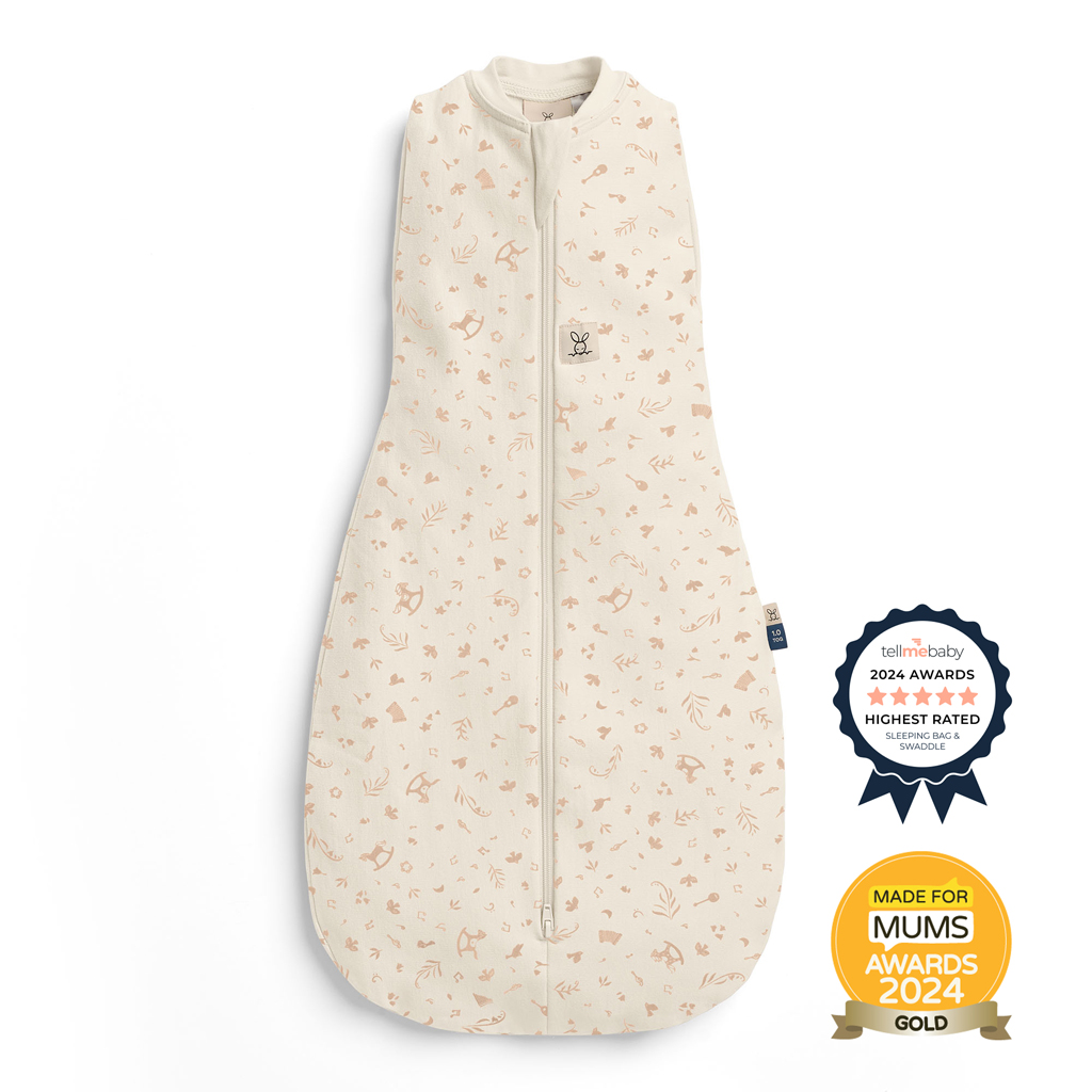 ERGOPOUCH Zavinovačka a pytel na spanie 2v1 Cocoon Lullaby 3-6m, 6-8kg, 1,0tog