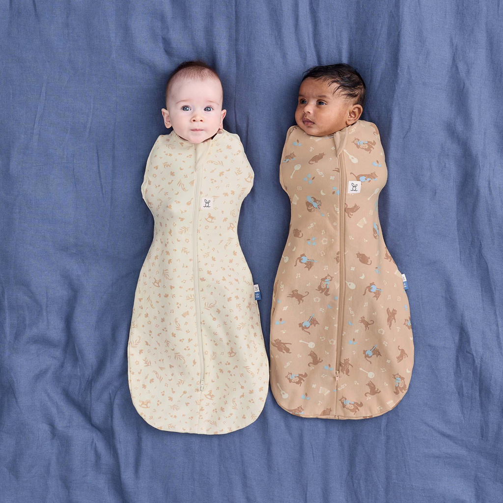 ERGOPOUCH Zavinovačka a pytel na spanie 2v1 Cocoon Lullaby 3-6m, 6-8kg, 1,0tog