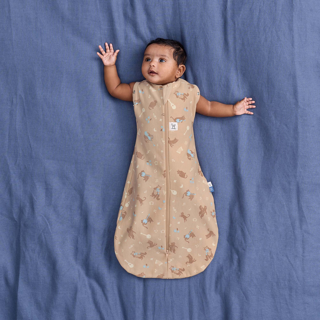 ERGOPOUCH Zavinovačka a pytel na spanie 2v1 Cocoon Melody 6-12m, 8-10kg, 1,0tog