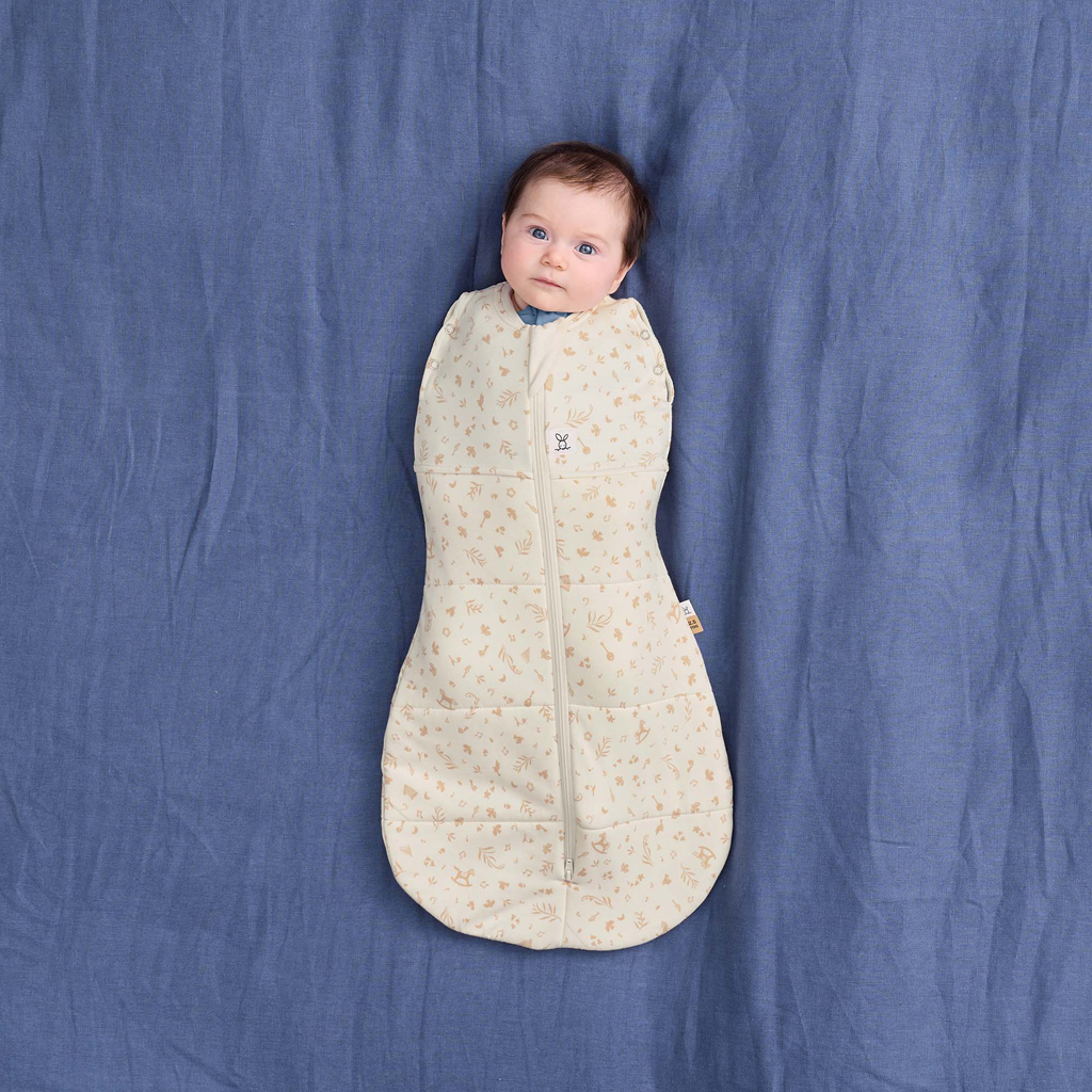 ERGOPOUCH Zavinovačka a pytel na spanie 2v1 Cocoon Lullaby  0-3m, 3-6kg, 2,5tog