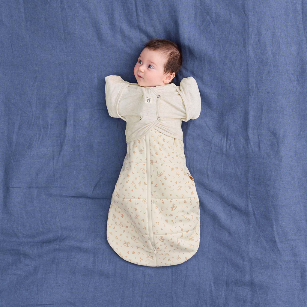 ERGOPOUCH Zavinovačka a pytel na spanie 2v1 Cocoon Lullaby  0-3m, 3-6kg, 2,5tog