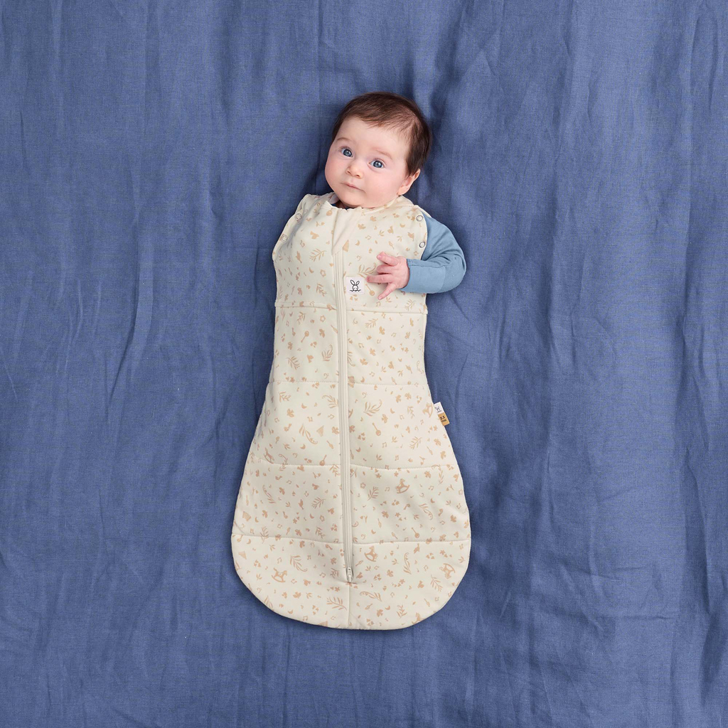 ERGOPOUCH Zavinovačka a pytel na spanie 2v1 Cocoon Lullaby  0-3m, 3-6kg, 2,5tog
