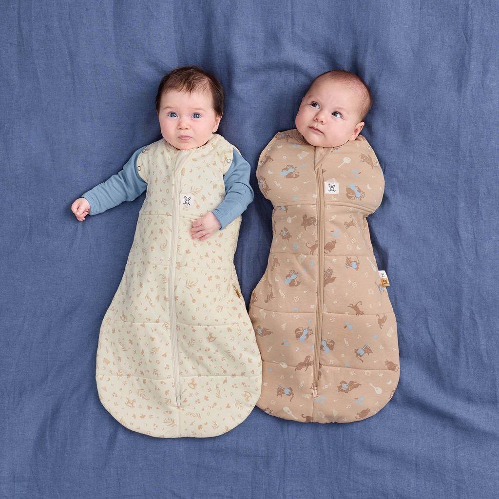 ERGOPOUCH Zavinovačka a pytel na spanie 2v1 Cocoon Melody 0-3m, 3-6kg, 2,5tog