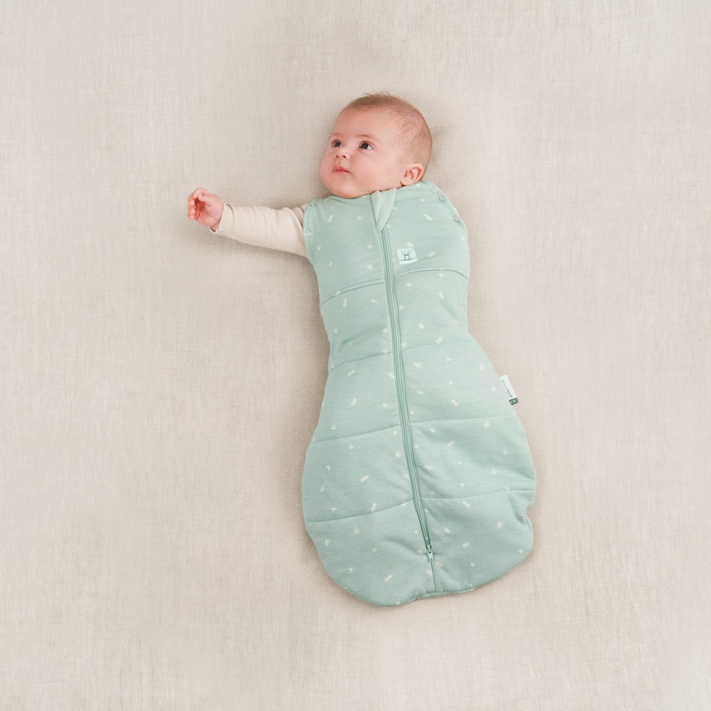 ERGOPOUCH Zavinovačka a vak na spaní 2v1 Cocoon Sage 3-6 m, 6-8 kg, 2,5 tog