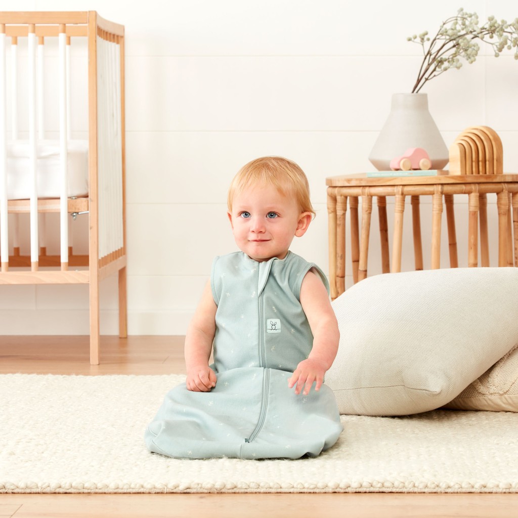 ERGOPOUCH Pytel na spaní organická bavlna Jersey Sage 8-24 m, 8-14 kg, 0,2 tog