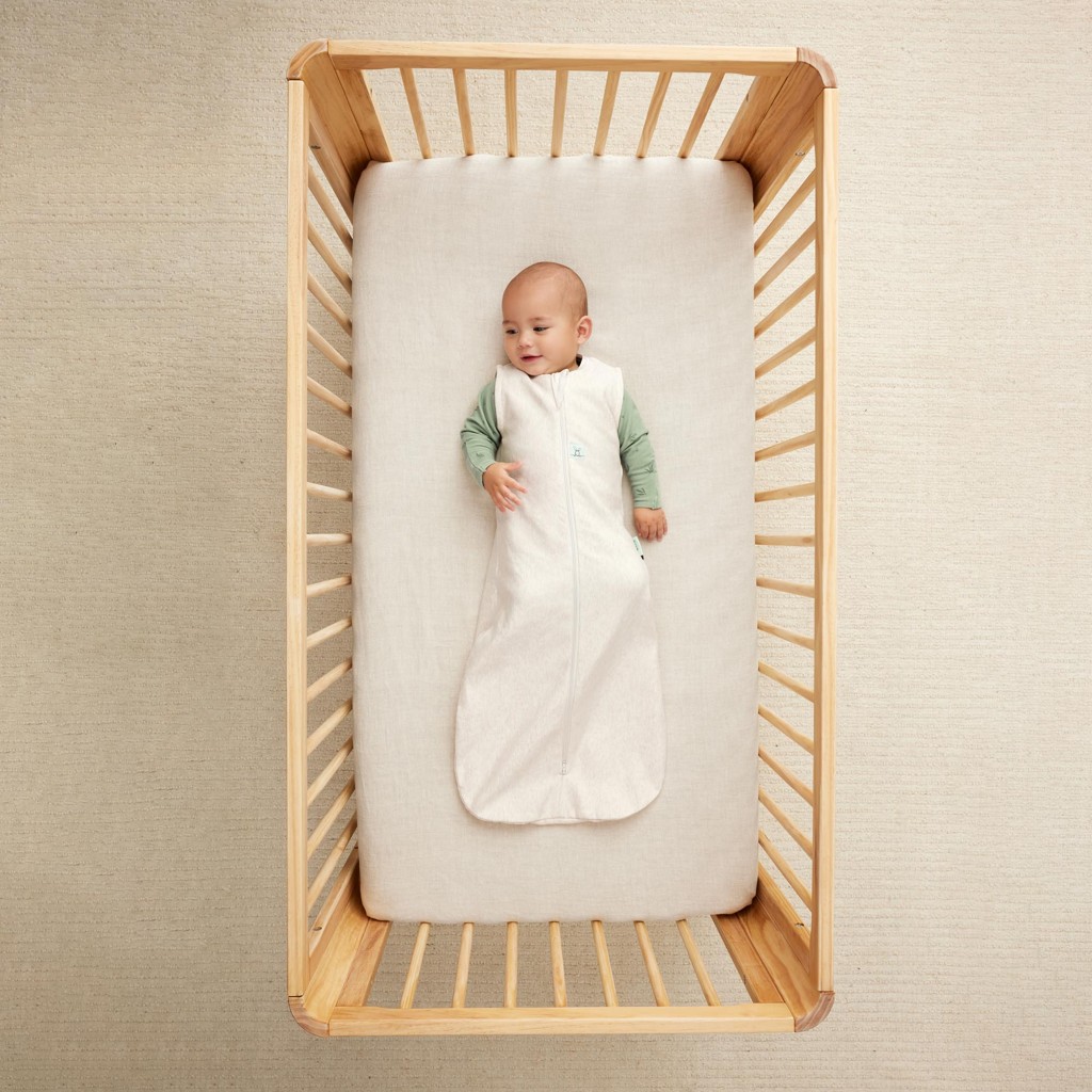 ERGOPOUCH Vak na spanie organická bavlna Jersey Oatmeal Marle 3-12 m, 6-10 kg, 1 tog