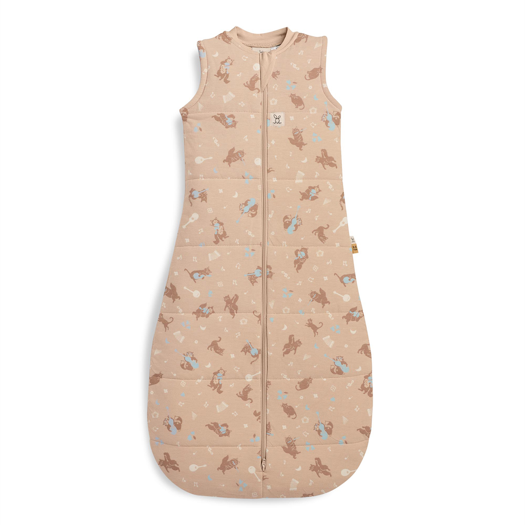ERGOPOUCH Vak na spanie organická bavlna Jersey Melody 3-12m, 6-10kg, 2,5tog