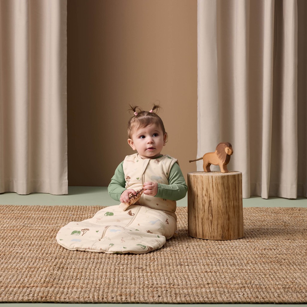 ERGOPOUCH Vak na spanie organická bavlna Jersey Savannah 8-24 m, 8-14 kg, 2,5 tog
