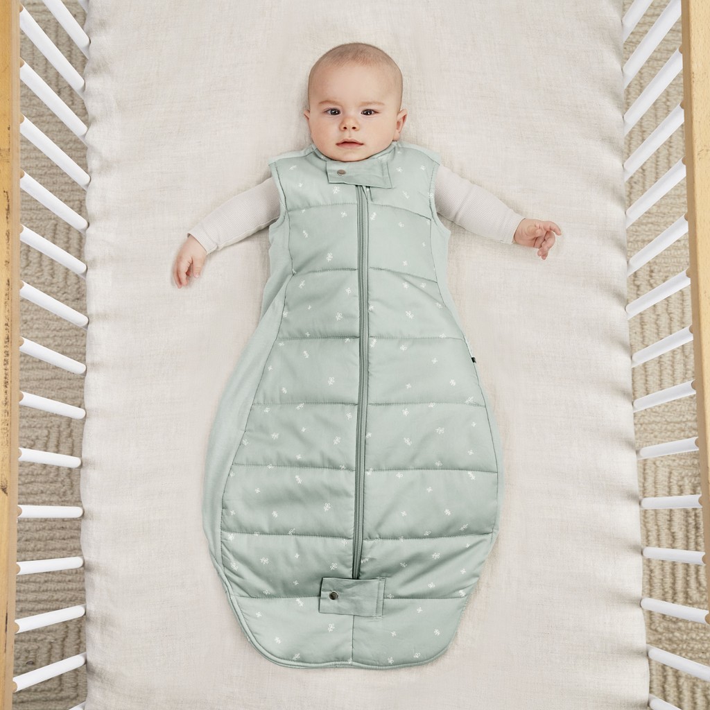 ERGOPOUCH Vak na spaní organická bavlna Sheeting Sage 8-24 m, 8-14 kg, 2,5 tog