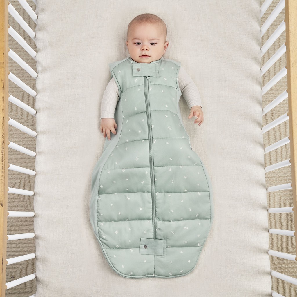 ERGOPOUCH Vak na spaní organická bavlna Sheeting Sage 8-24 m, 8-14 kg, 2,5 tog