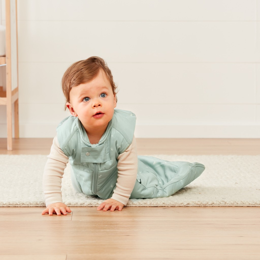 ERGOPOUCH Vak na spaní organická bavlna Sheeting Sage 8-24 m, 8-14 kg, 2,5 tog