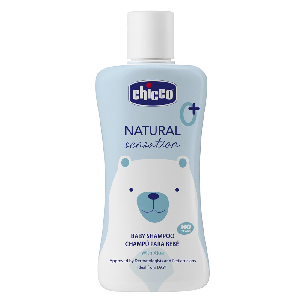 CHICCO Šampón Natural Sensation s aloe 200ml, 0m+