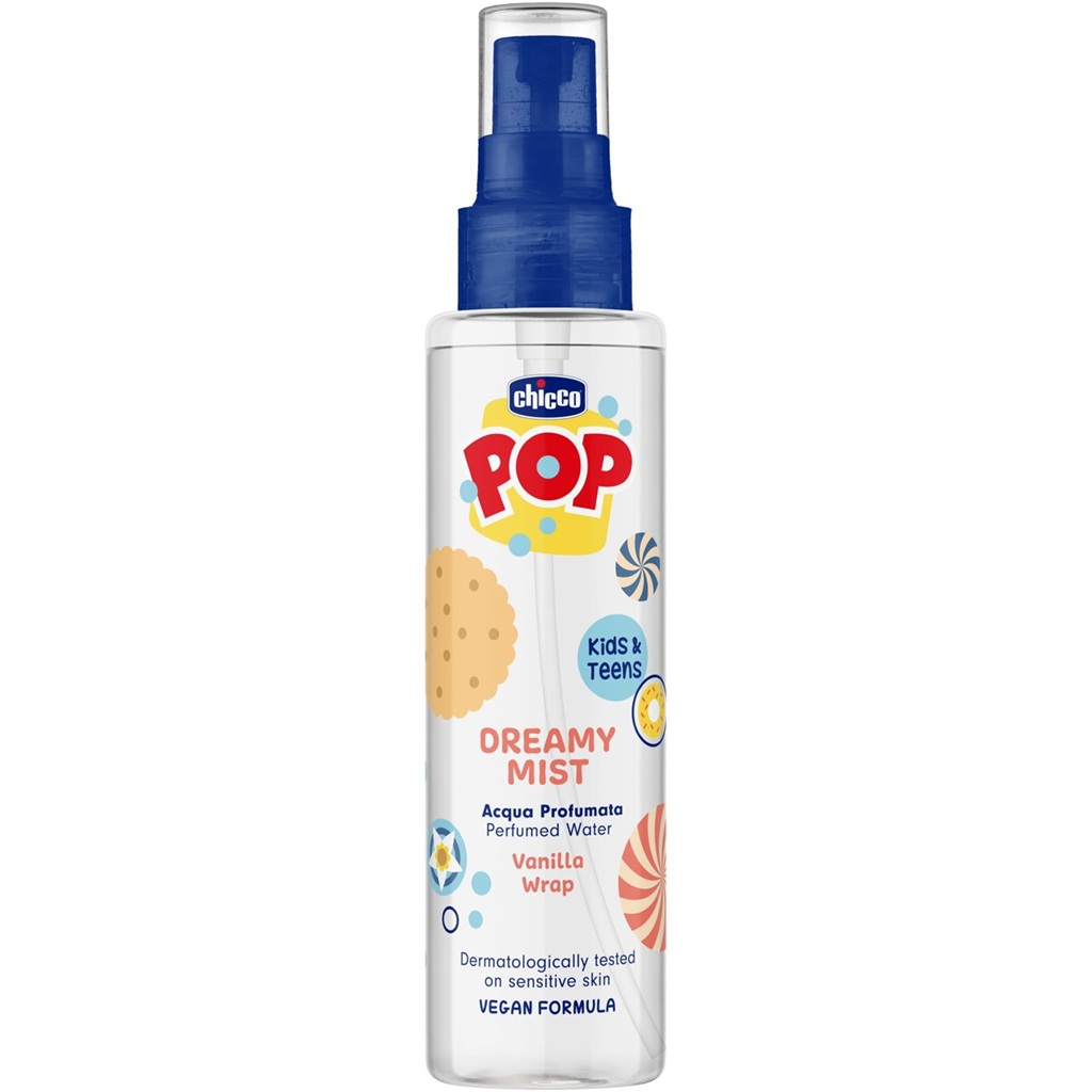 CHICCO Voda parfémovaná tělová Vanilla wrap POP pro děti a teenagery 150ml