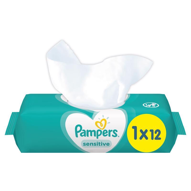 Obrázok  Pampers Obrúsky vlhčené Sensitive 12ks Pampers 