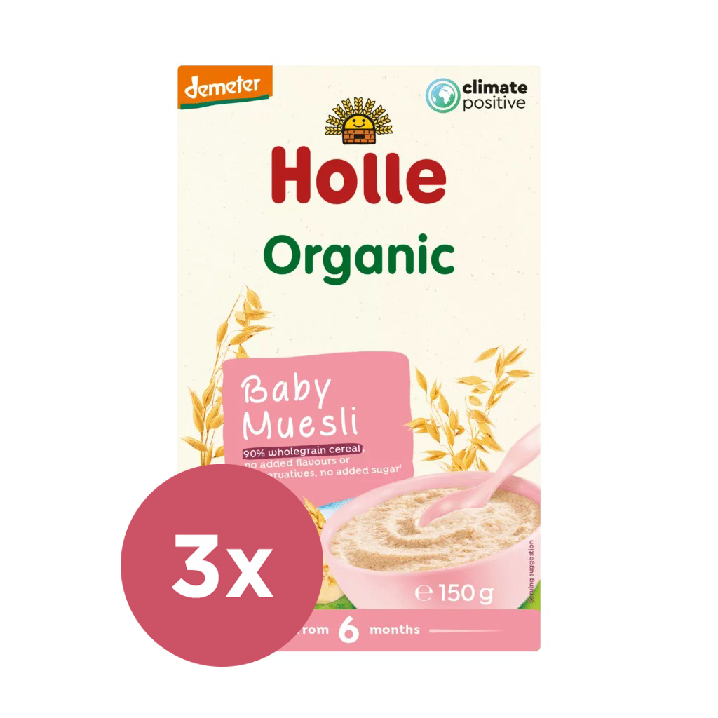 Obrázok 3x HOLLE Bio Babymüsli kaša, 250 g