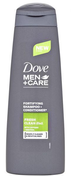 DOVE Šampón a kondicionér pre mužov Men+Care Fresh Clean 2v1 250ml