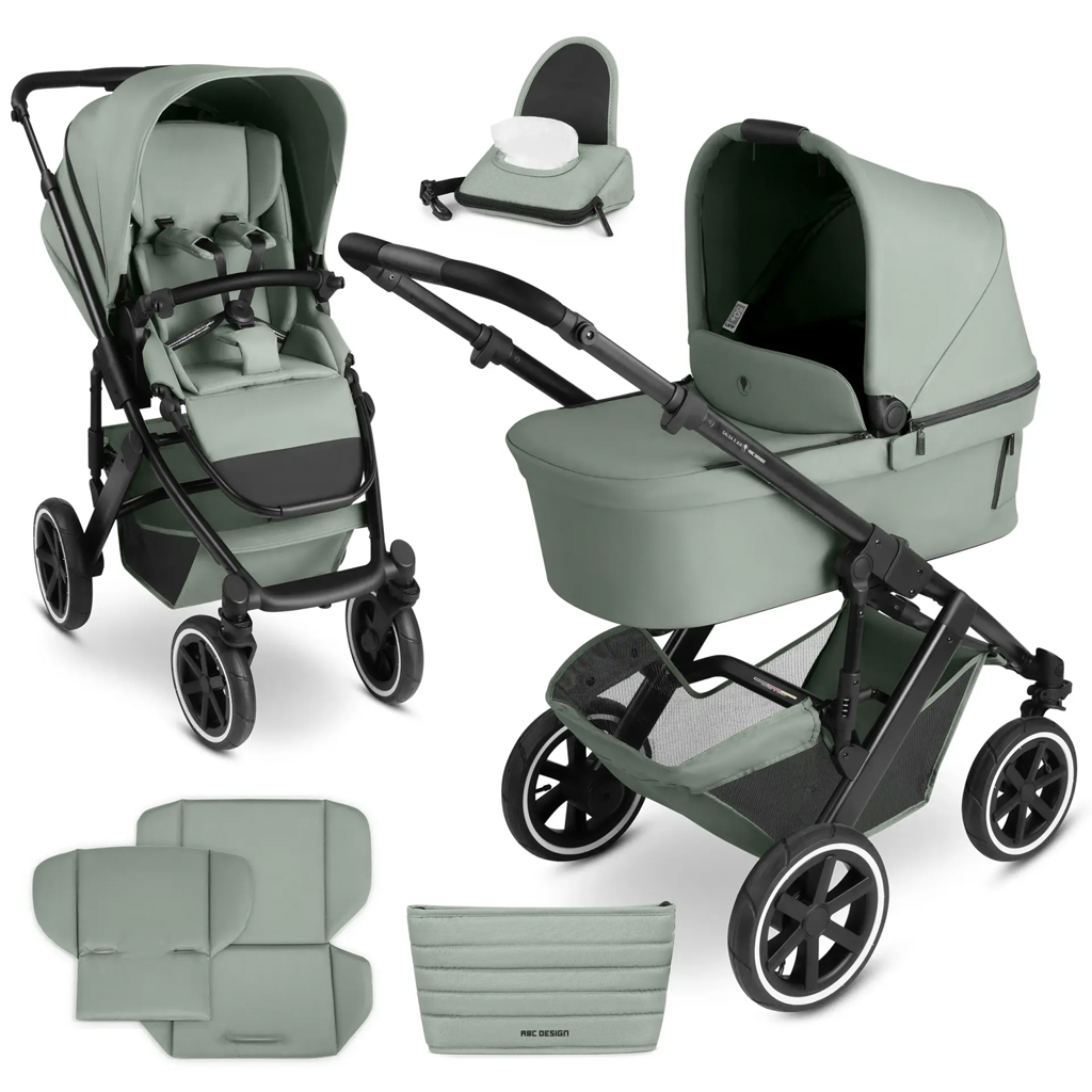 ABC DESIGN Kočík kombinovaný Salsa 5 Air pine 2025 + adaptér pre autosedačku zadarmo