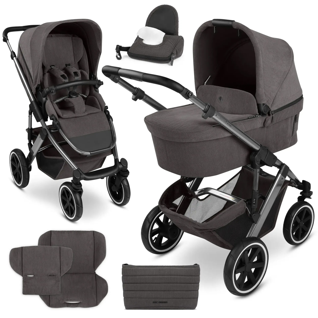 ABC DESIGN Kočík kombinovaný Salsa 5 Air almond 2025 + adaptér pre autosedačku zadarmo