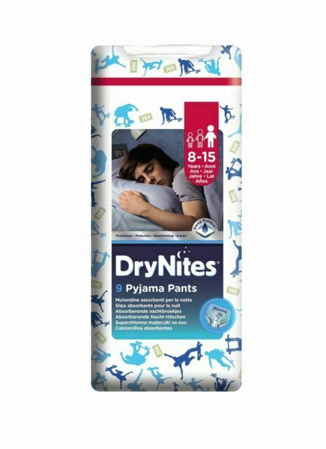 HUGGIES DryNites Nohavičky plienkové jednorazové pre chlapca 8-15 rokov (27-57 kg) 9 ks