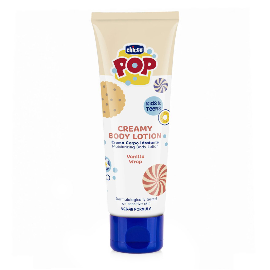 CHICCO Krémové tělové mléko Vanilla POP pro děti a teenagery 150ml