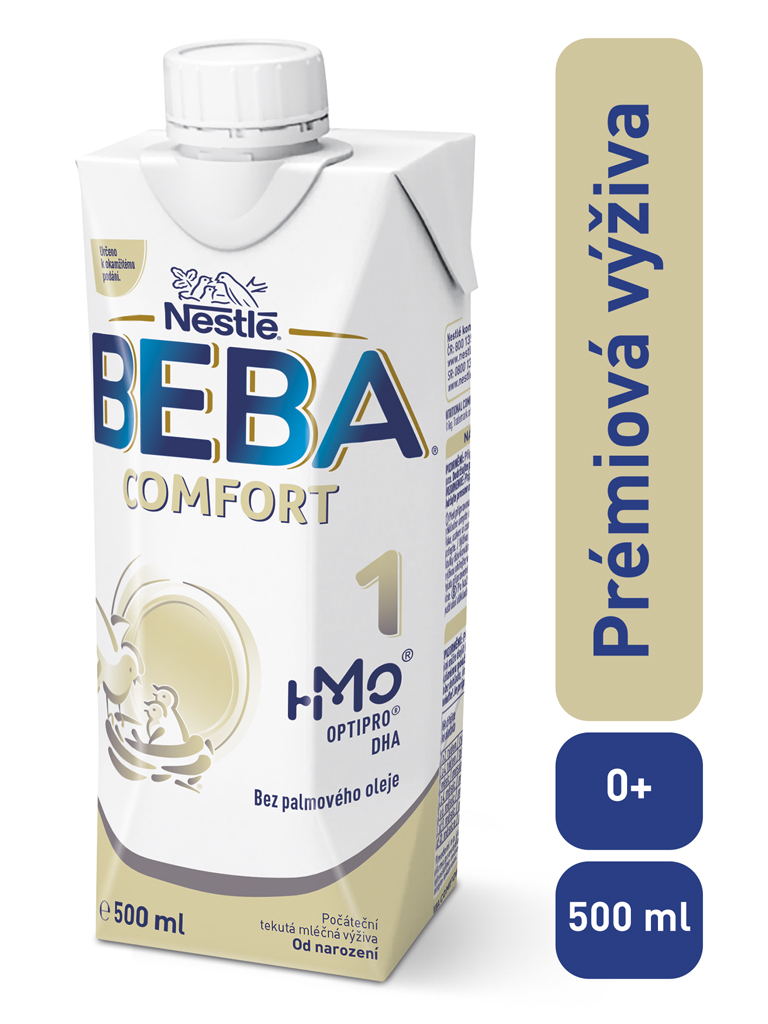 BEBA COMFORT 1 HM-O Tekutá 500ml - Počiatočné dojčenské mlieko