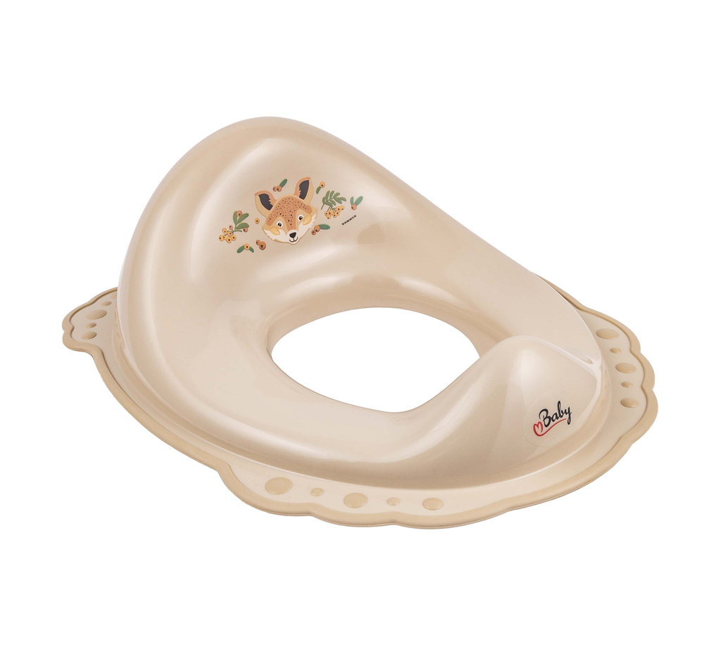 MALTEX Redukce na WC protiskluzová The Nature Buddies Liška - Beige