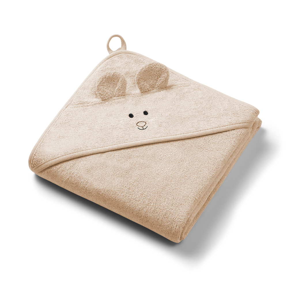 BABYONO Osuška bambusová Super Soft Dark Beige 100x100 cm
